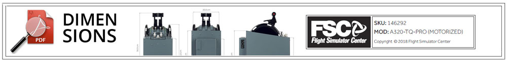 Fsc a320 throttle dimensions